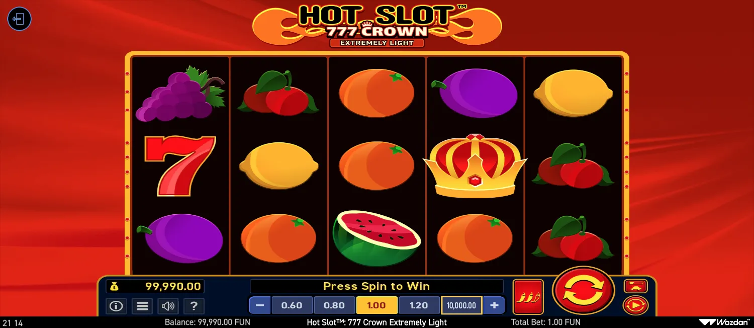 Hot Slot: 777 Coins Extremely Light screenshot 3