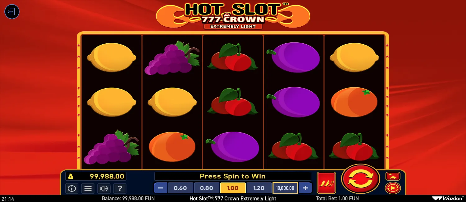 Hot Slot: 777 Coins Extremely Light screenshot 5