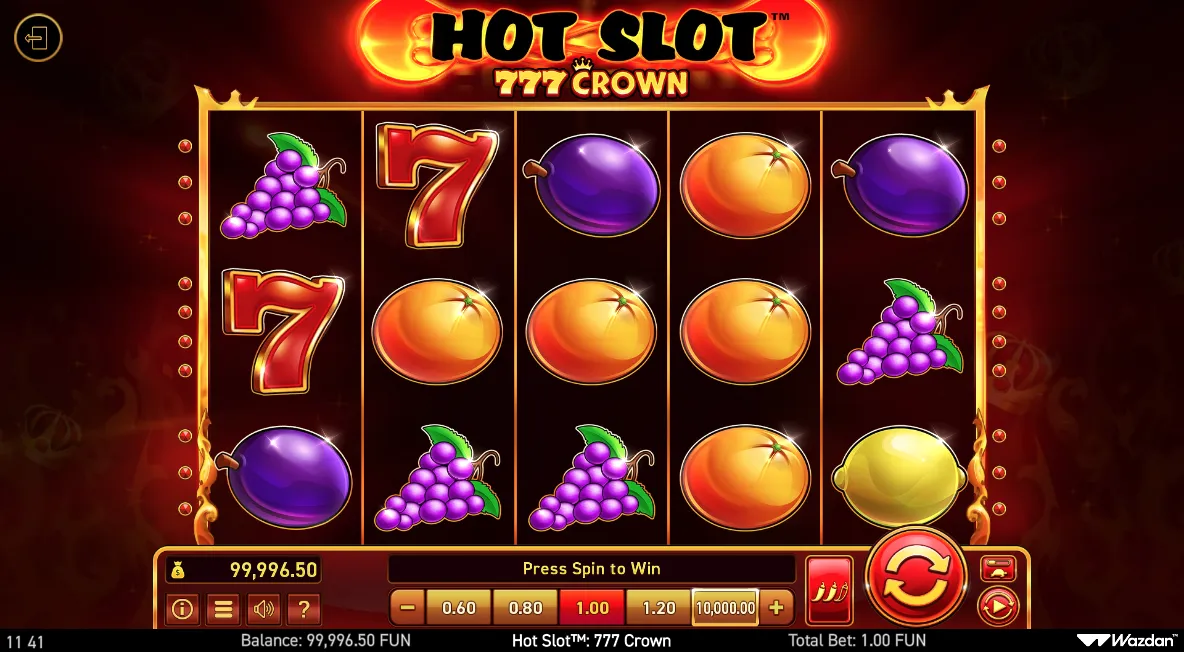 Hot Slot 777 Crown screenshot 3