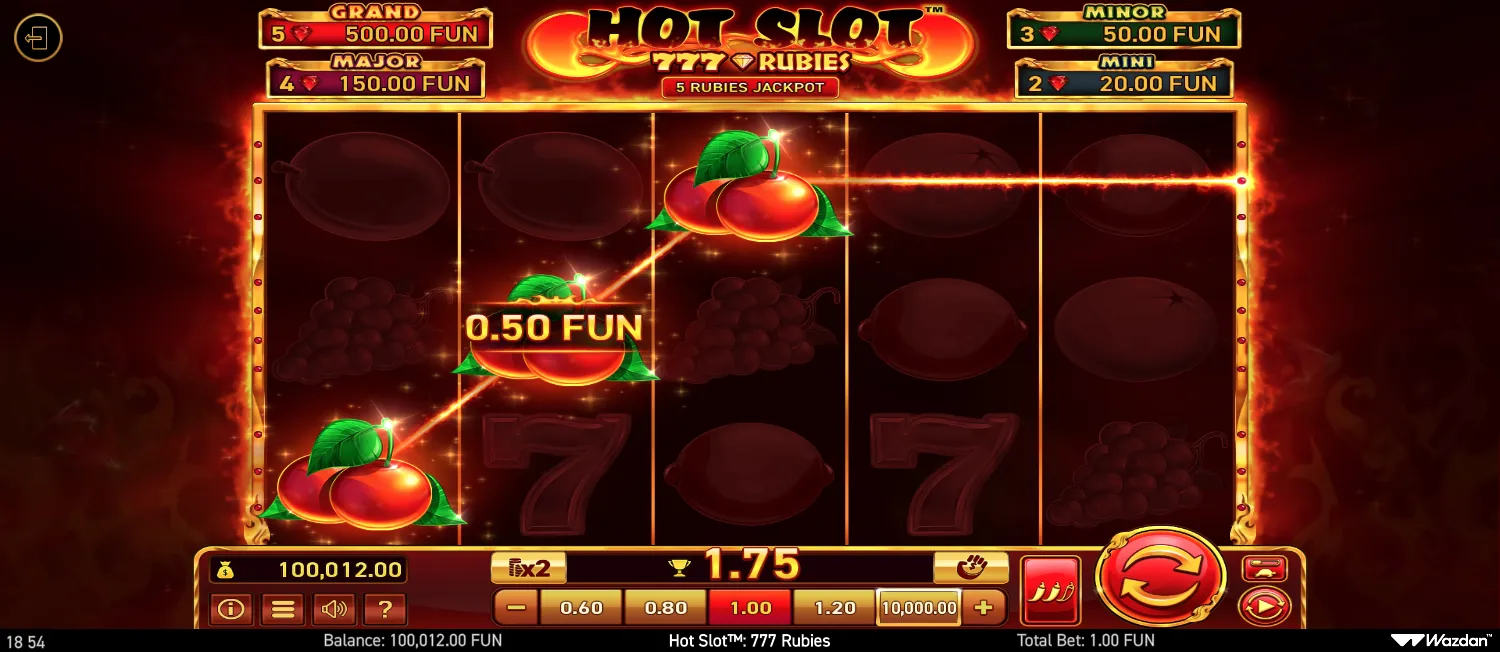 Hot Slot: 777 Rubies screenshot 5