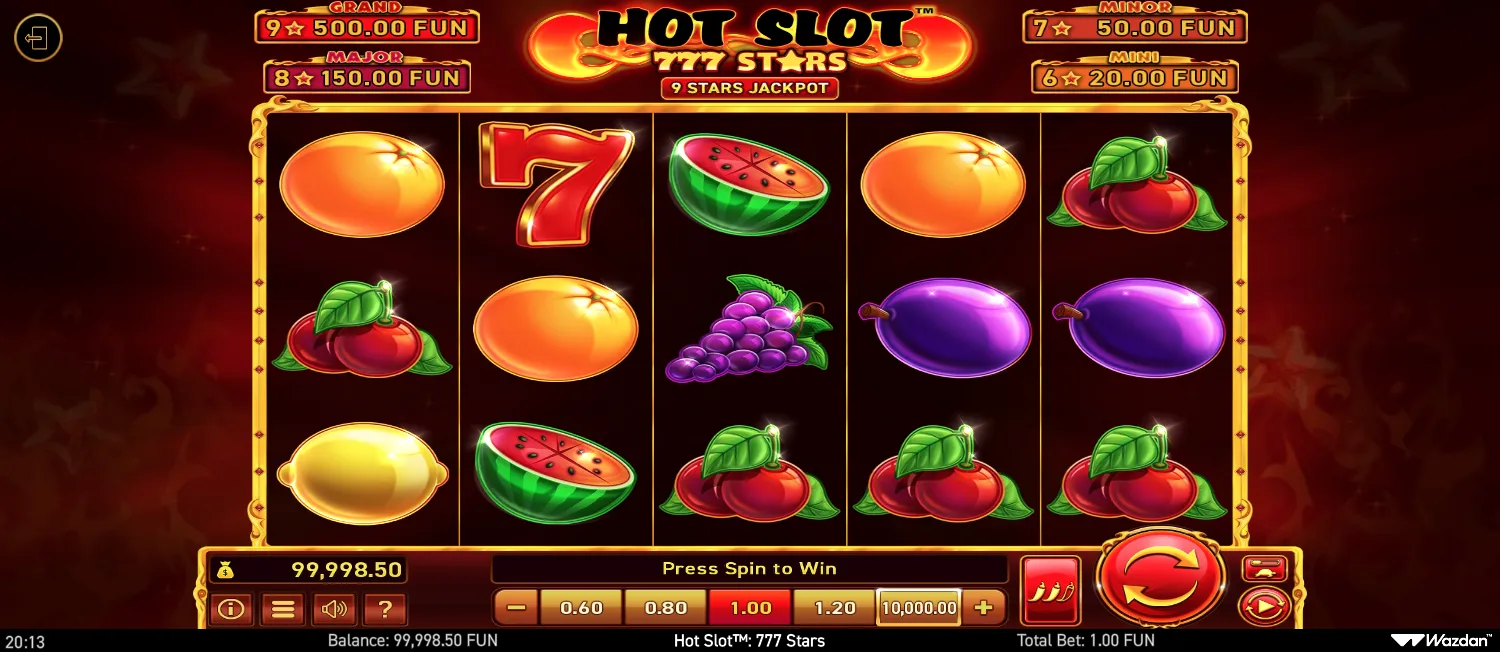 Hot Slot: 777 Stars screenshot 5