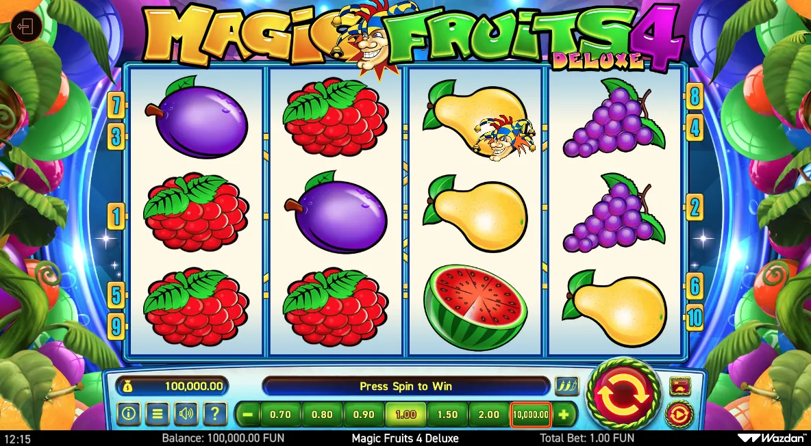 Magic Fruits 4 Deluxe screenshot 1