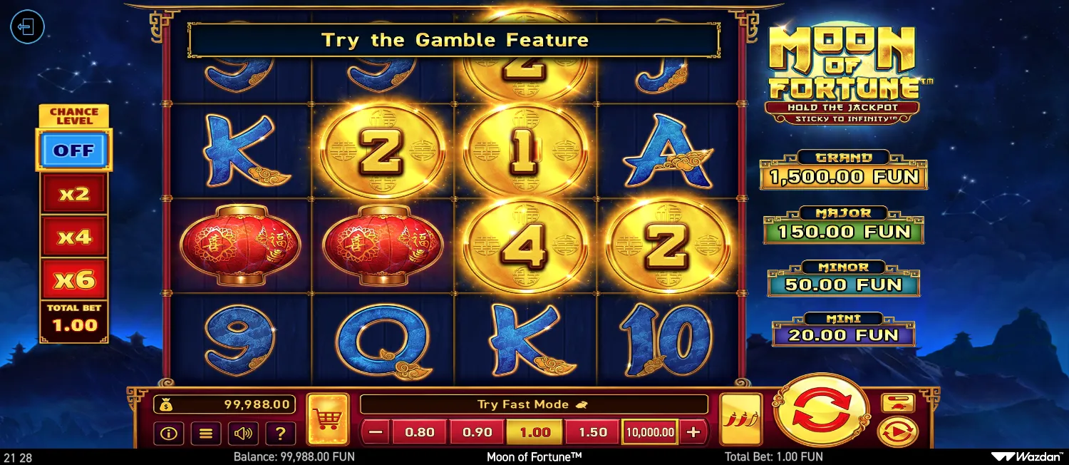 Moon of Fortune gameplay screenshot