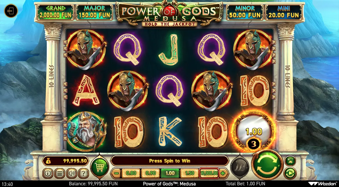 Power of Gods Medusa gameplay screenshot
