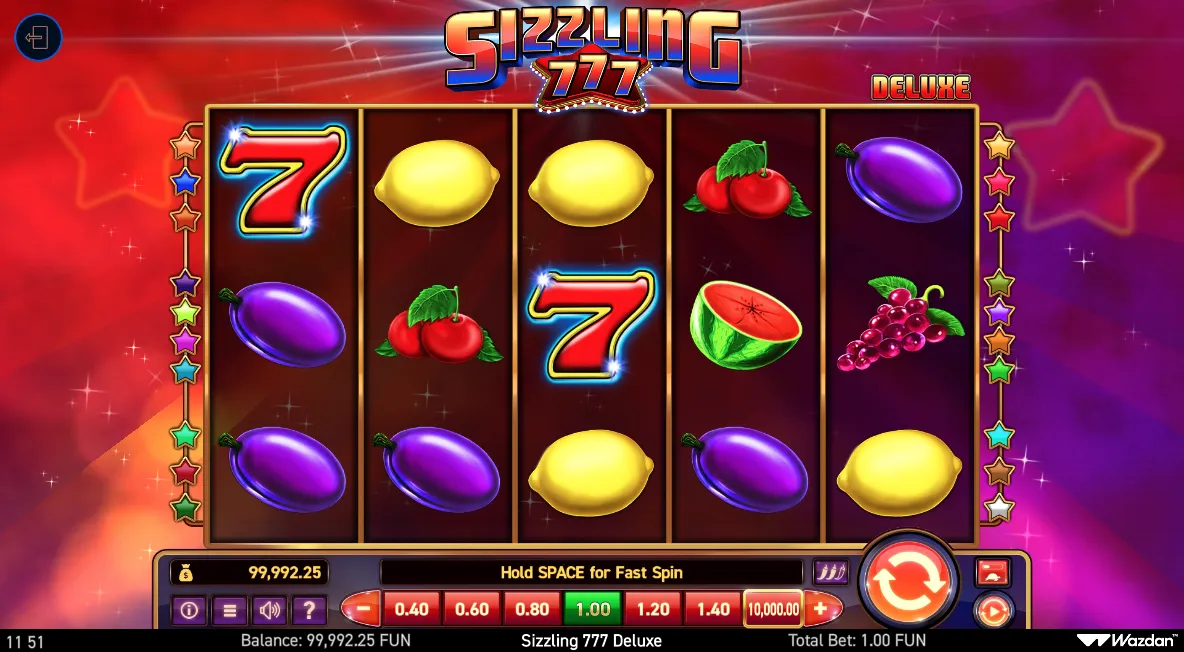 Sizzling 777 Deluxe screenshot 2