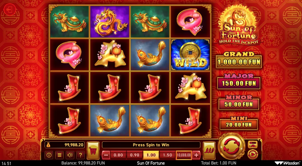 Sun of Fortune gameplay screenshot