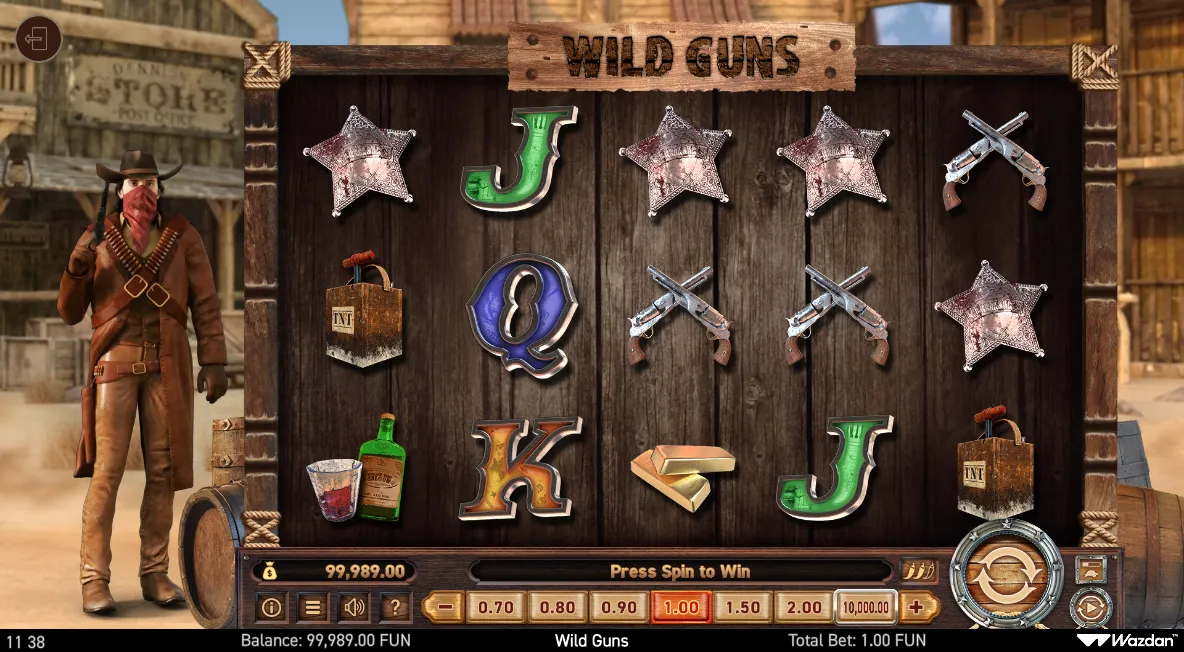 Wild Guns gameplay screenshot