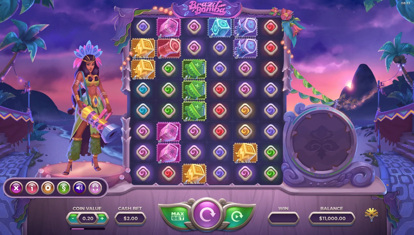 Brazil Bomba slot game