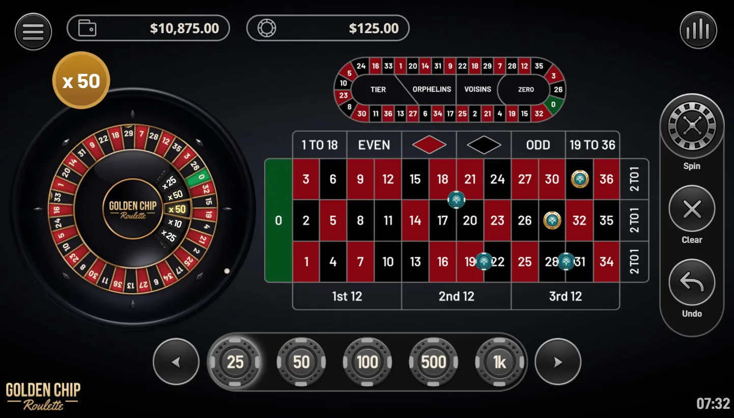 Golden Chip Roulette screenshot 2