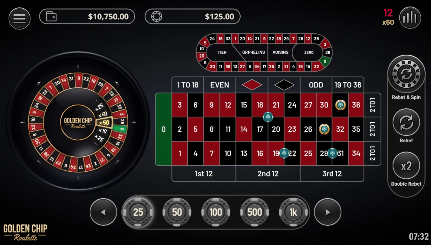 Golden Chip Roulette screenshot 3