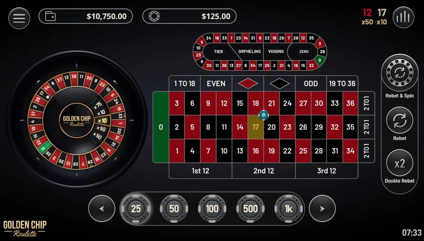 Golden Chip Roulette screenshot 4