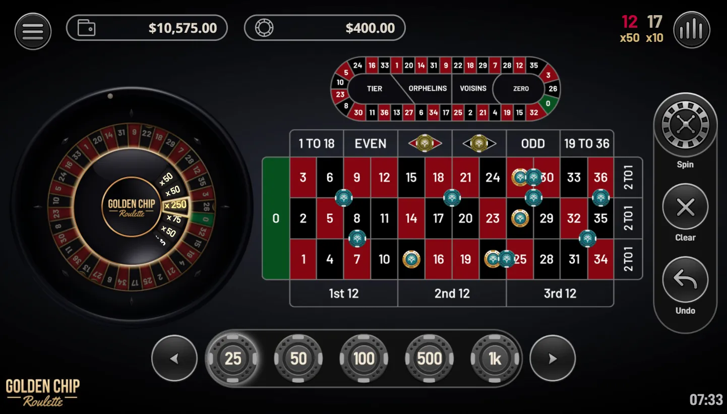 Golden Chip Roulette screenshot 5