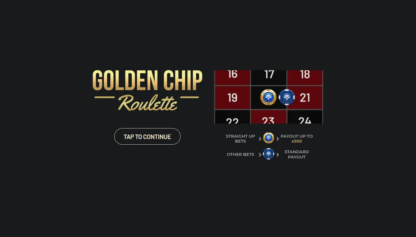 Golden Chip Roulette game preview
