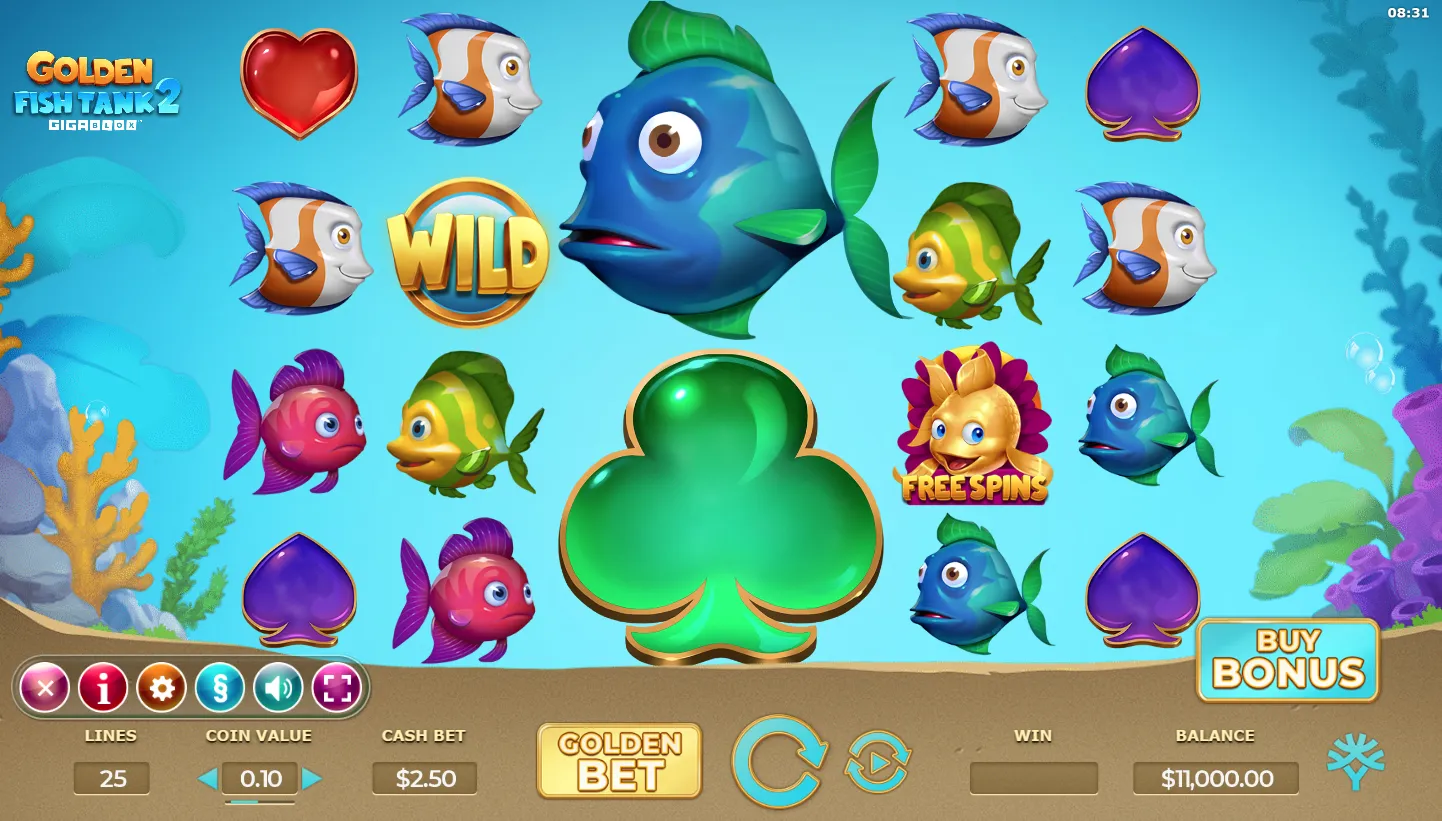 Golden Fish Tank 2 Gigablox screenshot 1