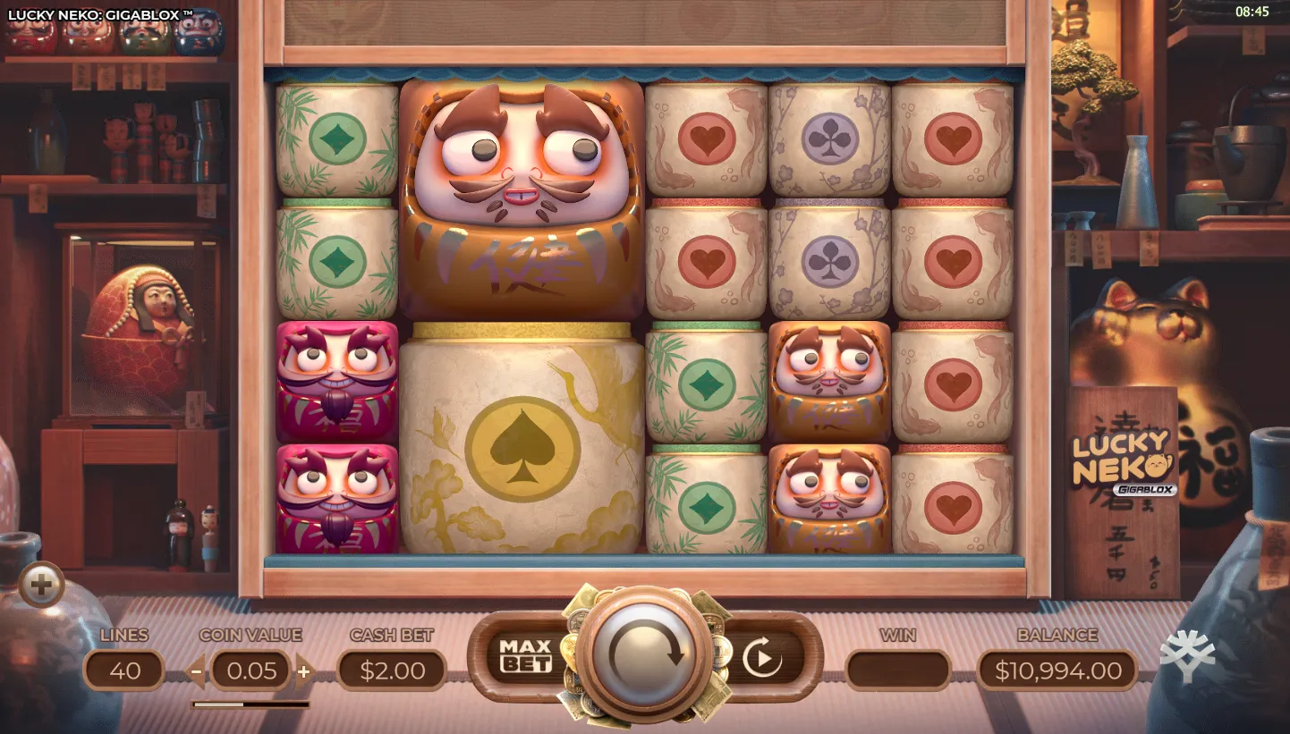 Lucky Neko Gigablox screenshot 2