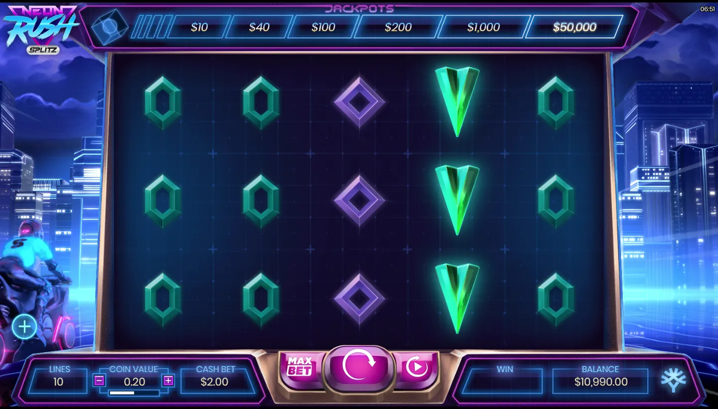 Neon Rush Splitz screenshot 3