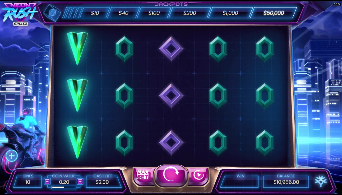 Neon Rush Splitz screenshot 4