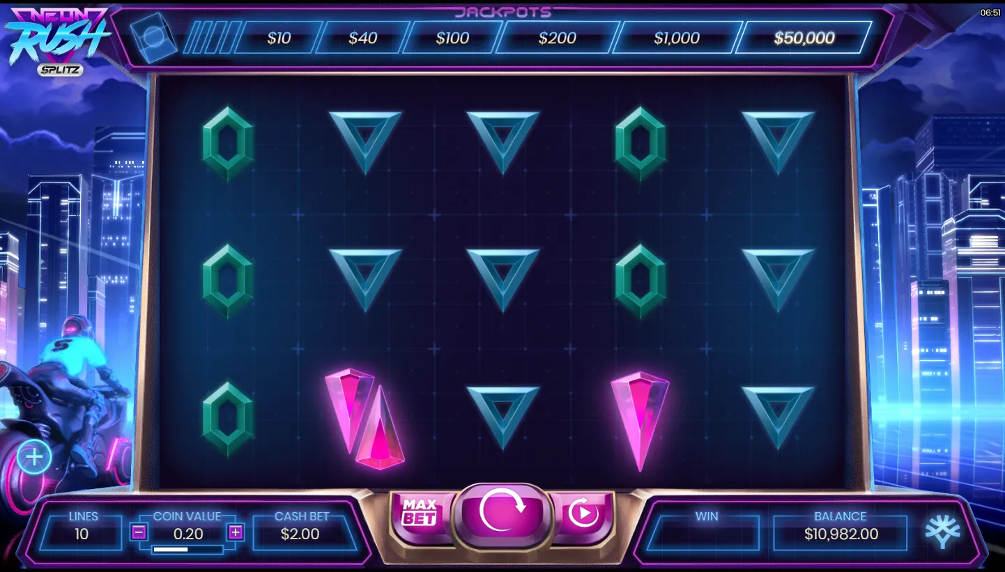 Neon Rush Splitz screenshot 5