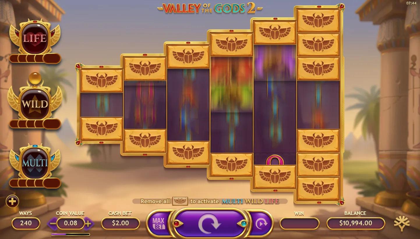 Valley Of The Gods 2 slot game