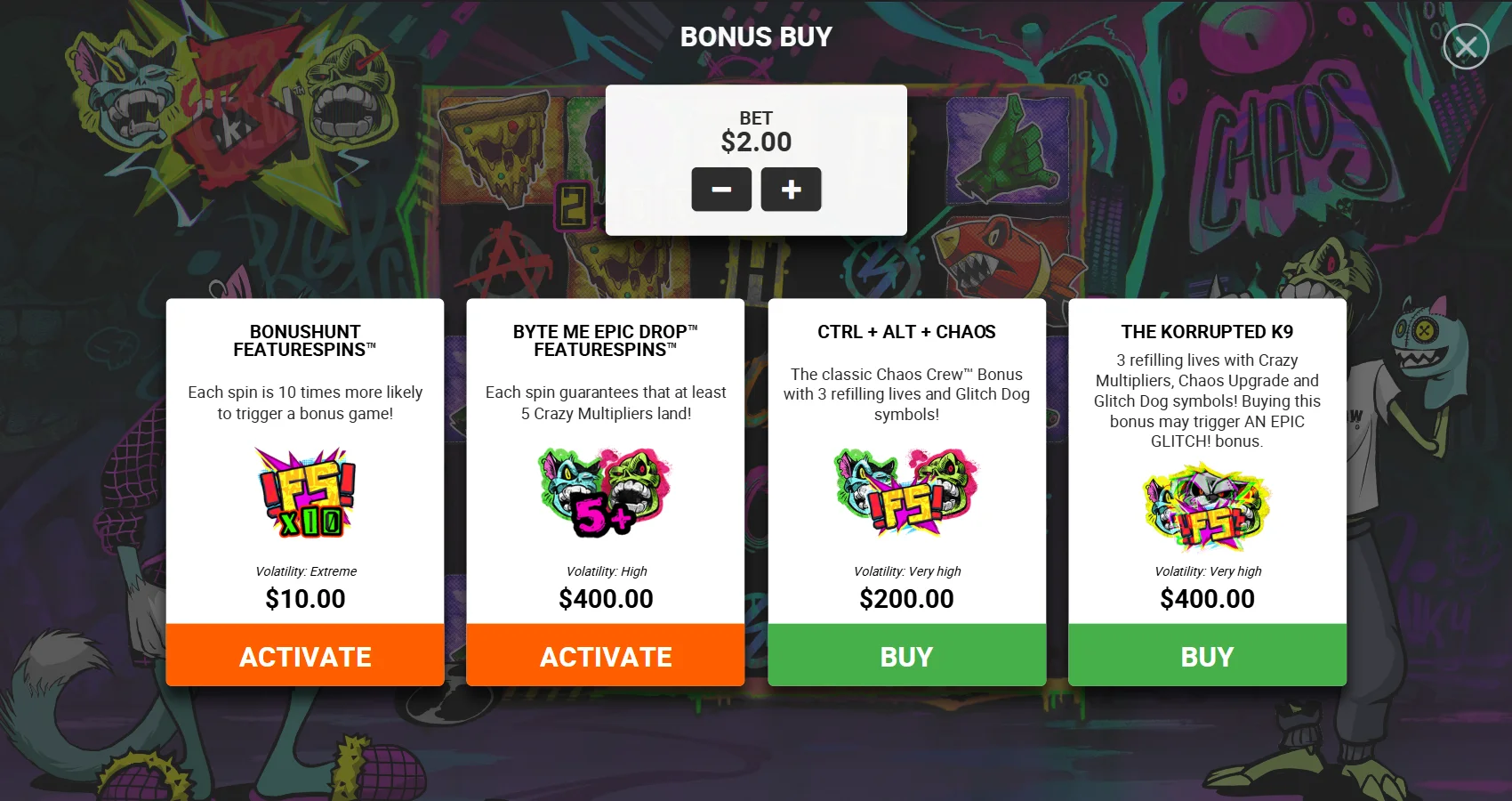 Bonus Buy Feature