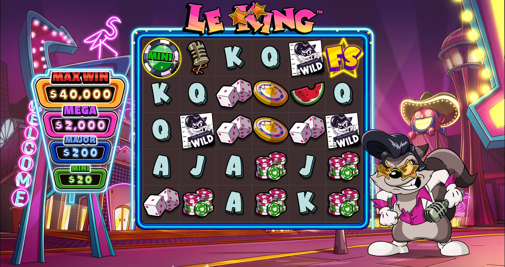 Le King slot game